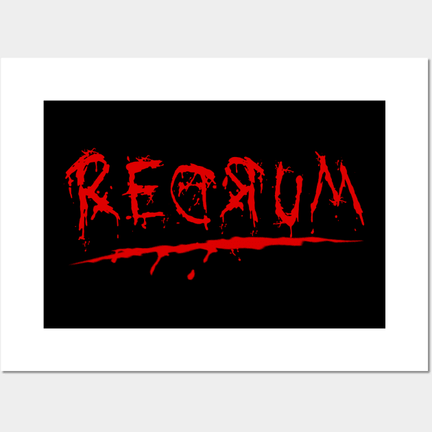 Redrum Wall Art by Mr.Jack